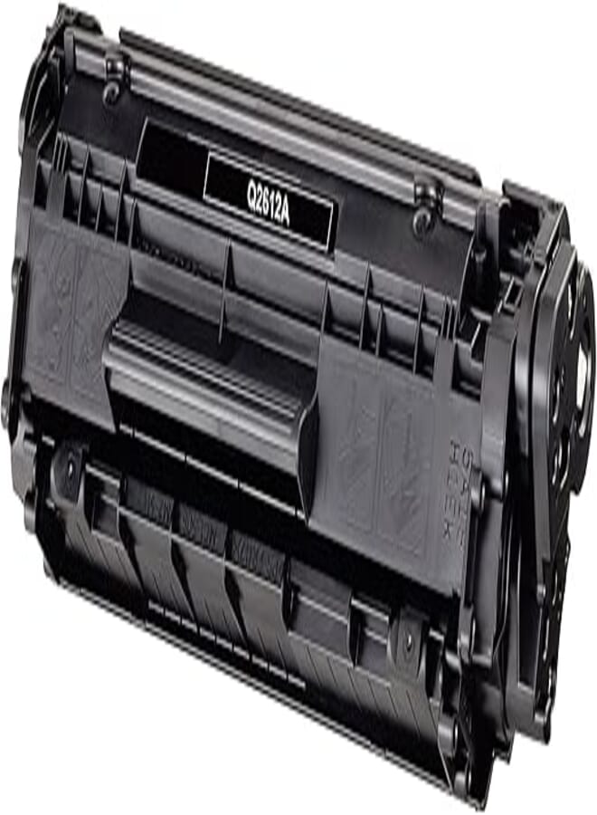 Skrill 12A Compatible Toner Cartridge Compatible with HP Laserjet -1010, 1012, 1015, 1018, 1020, 1022, 1022n, 3020, 3030, 3050, 3052, 3055, M1005, M1319f (Black) Q2612A